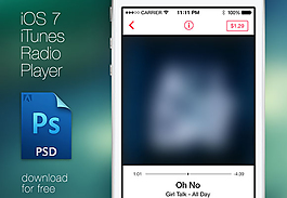 itunes苹果radioPSD素材