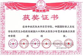 获奖证书