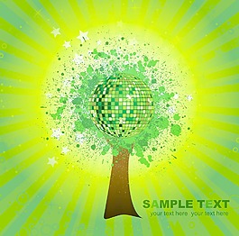 摘要背景与discoball矢量