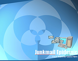 垃圾邮件的流行PPT模板