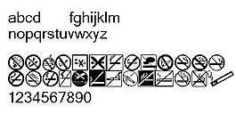 Nosmoking 另类字体