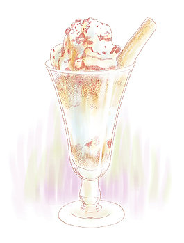 矢量手绘的饮料