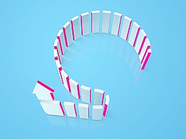 摘要背景与箭头样式