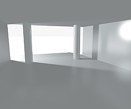 空的内部渲染的背景