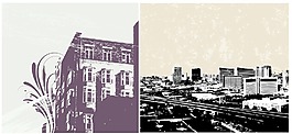 城市和城市的建筑