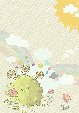 有趣的背景矢量插画