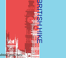 英国旅行PPT模板