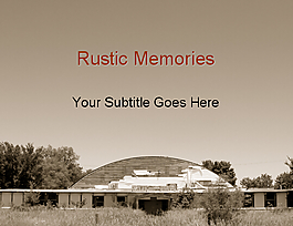 乡村记忆PPT模板
