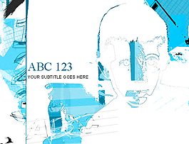 人物背景ＰＰＴ模板