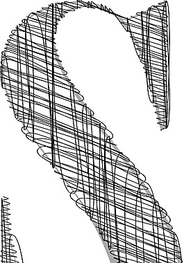 手绘字体矢量插画