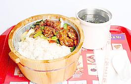 木桶饭图片
