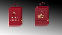 火锅 香辣川 手提袋（展开图）