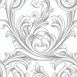 与老式的花朵图案矢量元素