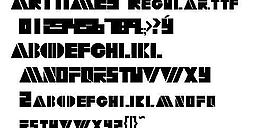 ARTTIMES 英文字体下载