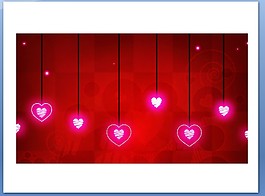 爱心PPT背景图片