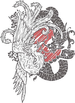 矢量汉字T恤设计