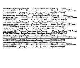 American Presidents SAMPLE 英文字体下载