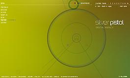 清新几何网页动画模板