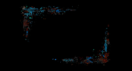 蓝色方格AE模板