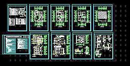 三层农村经济实用型别墅设计图11x16