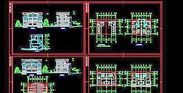 三层双拼经济实用型别墅设计图15x11