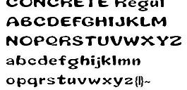 CONCRETE 英文字体下载