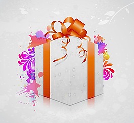 礼品盒矢量插画