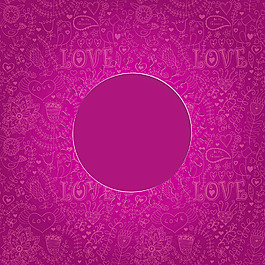 观赏圆形花边帧背景为庆祝活动