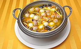 香菇圆子汤
