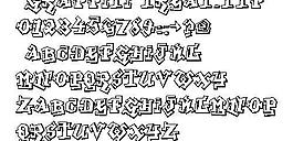 graffiti 英文字体下载