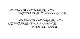 Holiday hardcore 英文字体下载