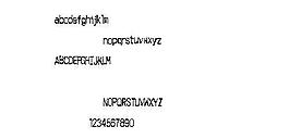 Harsh language 英文字体下载