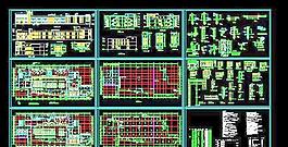 三层学校食堂建筑施工图