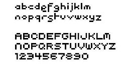 Pixel 英文字体下载