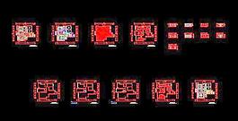 室内装修140平米欧式风格全套施工图