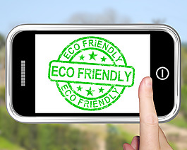 生态友好的智能手机上显示循环