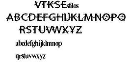 VTKS Estilosa 英文字体下载