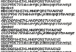8pxbus 数字字体