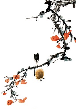 桃花水墨花图片 桃花水墨花素材 桃花水墨花模板免费下载 六图网