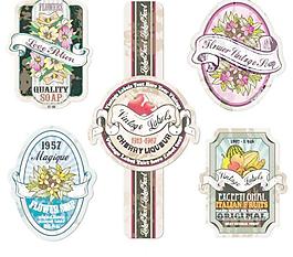 复古标签贴签矢量素材4