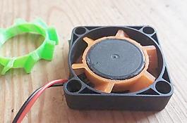 6和9毫米风扇叶片的更换