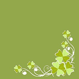 快乐的圣巴特里克节背景与妖精帽子上闪闪发光的绿色背景