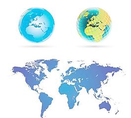 世界版图矢量素材2