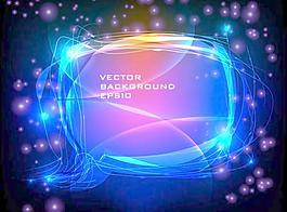 绚丽霓虹灯特效矢量素材