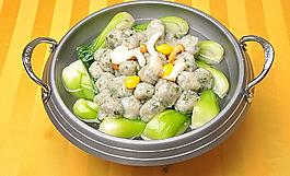 青菜圆子汤