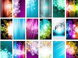 璀璨梦幻背景矢量素材