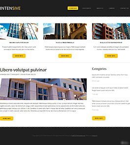 楼房房地产网页模板