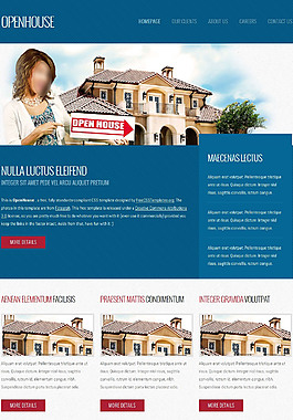 房地产宣传网页设计