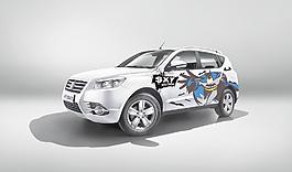 吉利GX7蝙蝠侠车贴