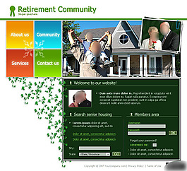 房地产宣传网页设计